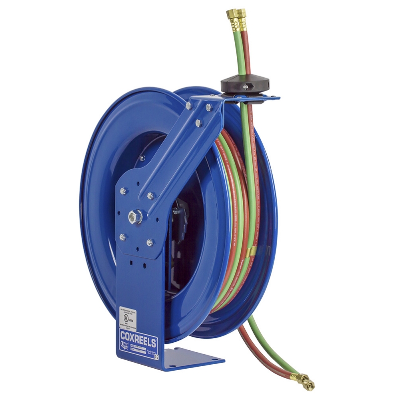 EZ-SHWL-N-150 Slow retract dual hose reel6mm ID, L= 15m. No hose.
