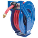 TSHL-N-635 Spring Retractable Hose Reel, Dual Pedestal 25mm ID, L= 11m. No hose.
